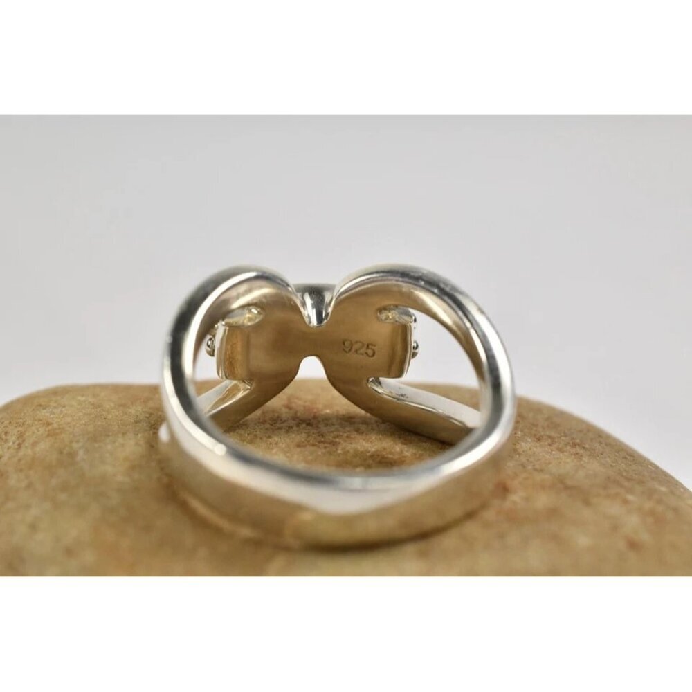 MICHAEL DAWKINS CAVIAR STARRY NIGHT STERLING 925 9 g BAND RING SIZE 9 EUC - Picture 3 of 7